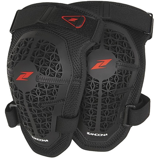 Ginocchiere Moto Cross Enduro Zandonà NETCUBE Kneeguard Nero taglia un