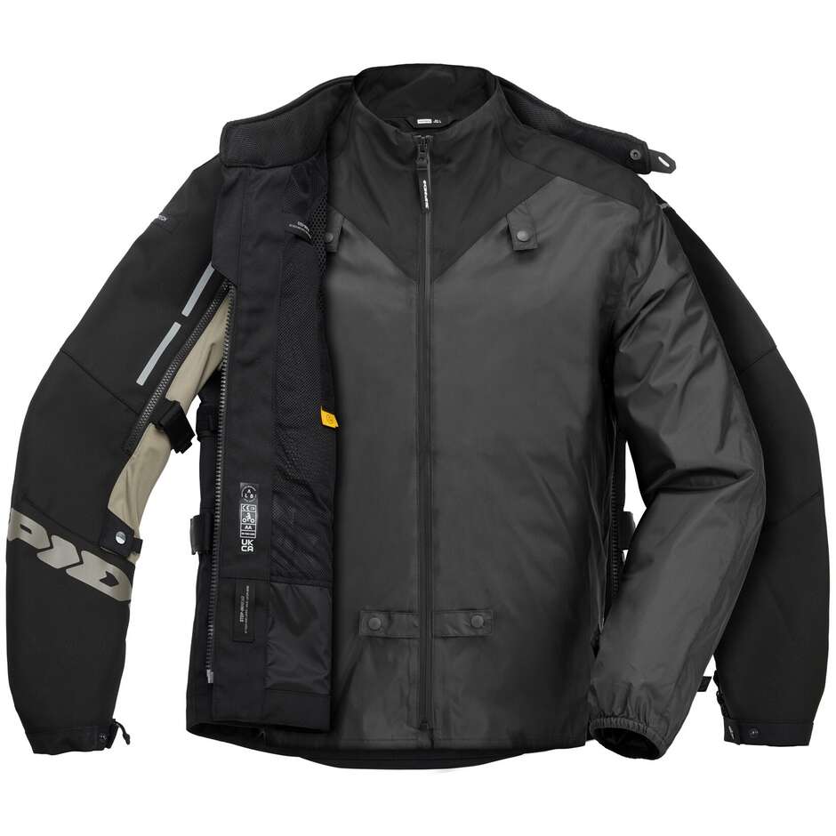 Giubbotto Antipioggia Spidi RAIN CHEST Inside Out Nero