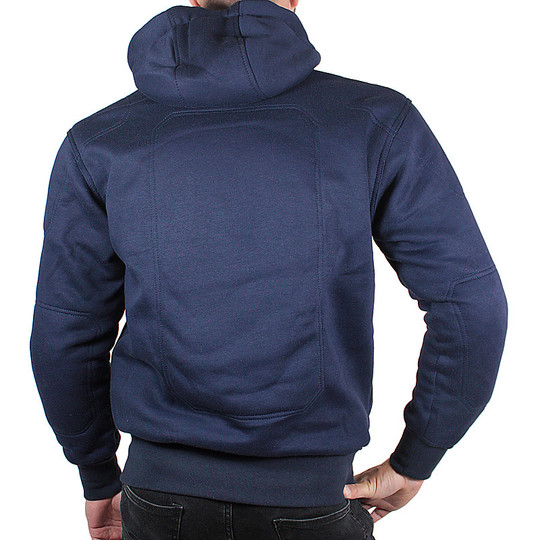 Giubbotto Felpa Moto Harisson Sweater Patriot Navy Blu