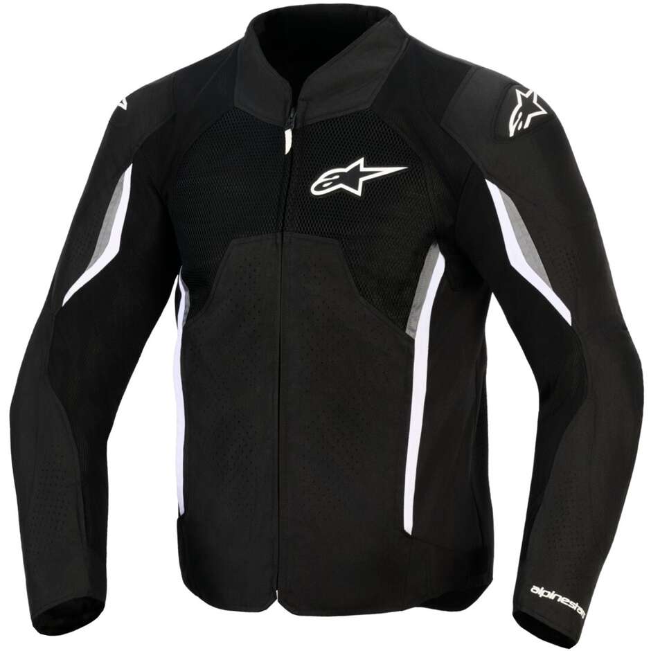 Giubbotto Moto AST V3 AIR Nero Grigio Scuro Bian taglia S