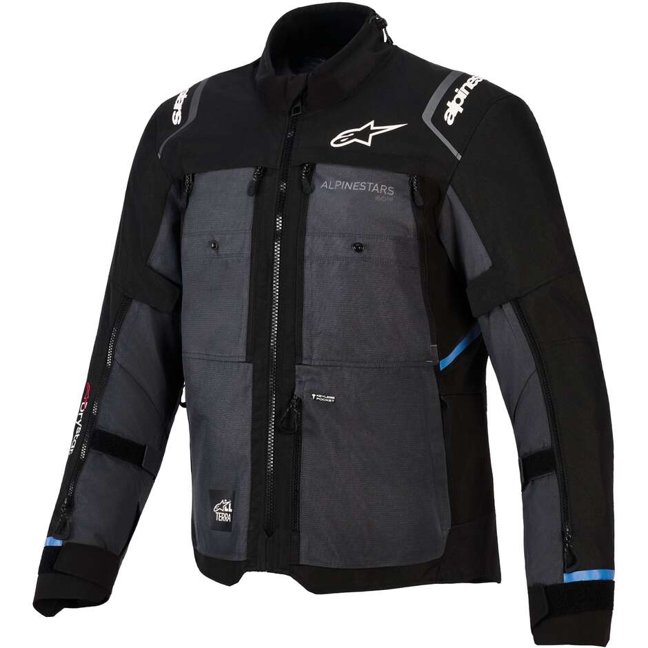 Giubbotto Moto CUSCO DRYSTAR Nero Grigio Profond taglia S