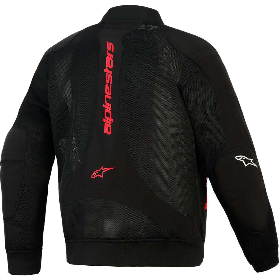 Giubbotto Moto Alpinestars FLIGHT AIR Nero Rosso Brillante
