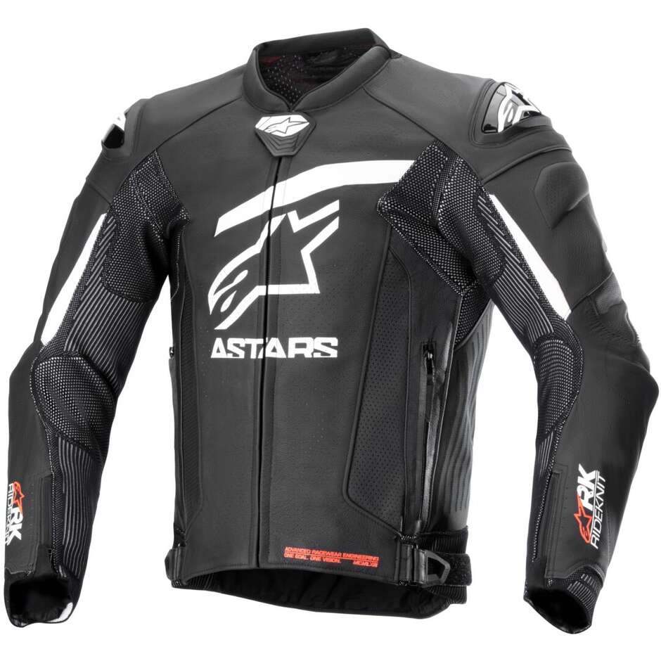 Giubbotto Moto Alpinestars GP PLUS R V4 RIDEKNIT Nero Bianco