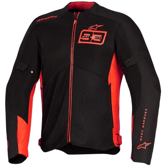 Giubbotto Moto MM93 C-1 AIR Rosso Fluo Rosso Bri taglia 4X