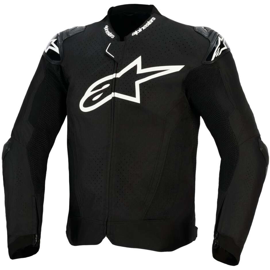 Giubbotto Moto Alpinestars T-GP AIR Nero Bianco