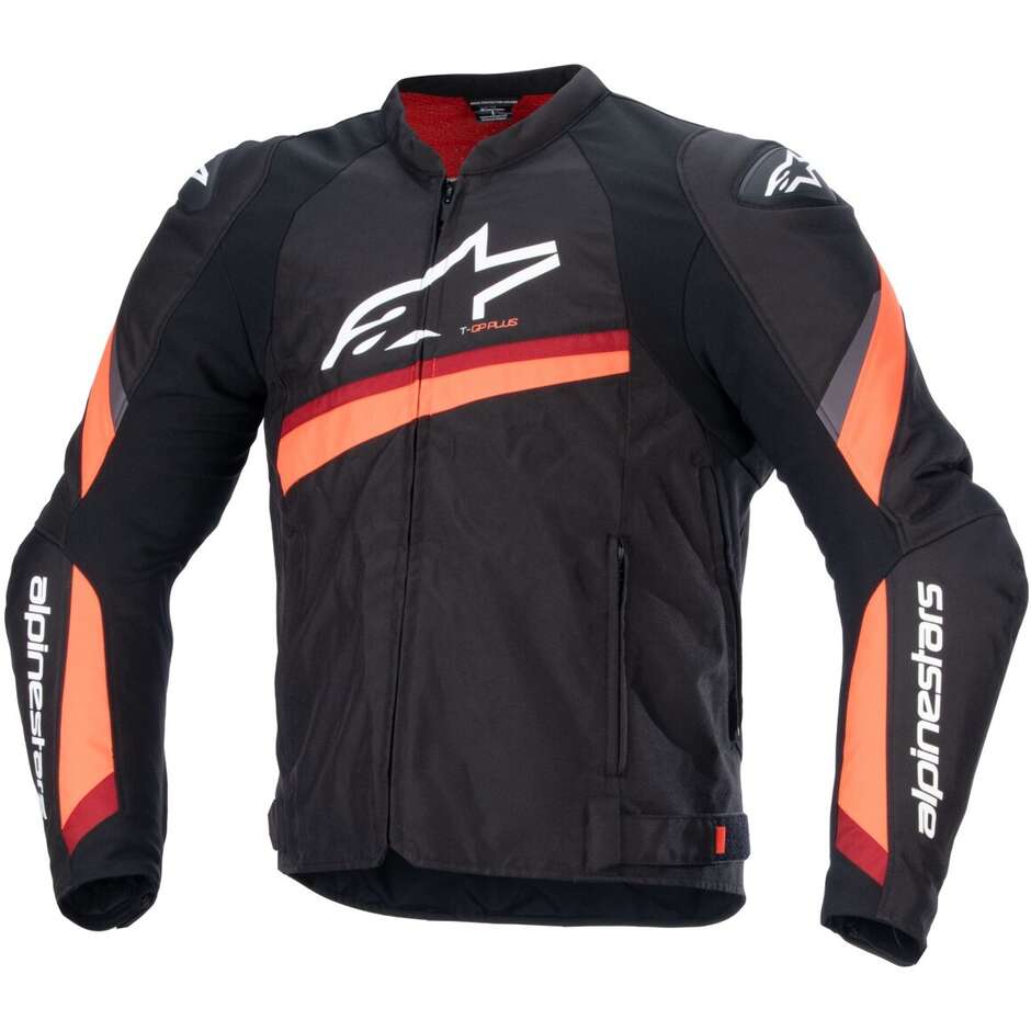 Giubbotto Moto T-GP PLUS R V4 Nero Rosso Fluo taglia XL