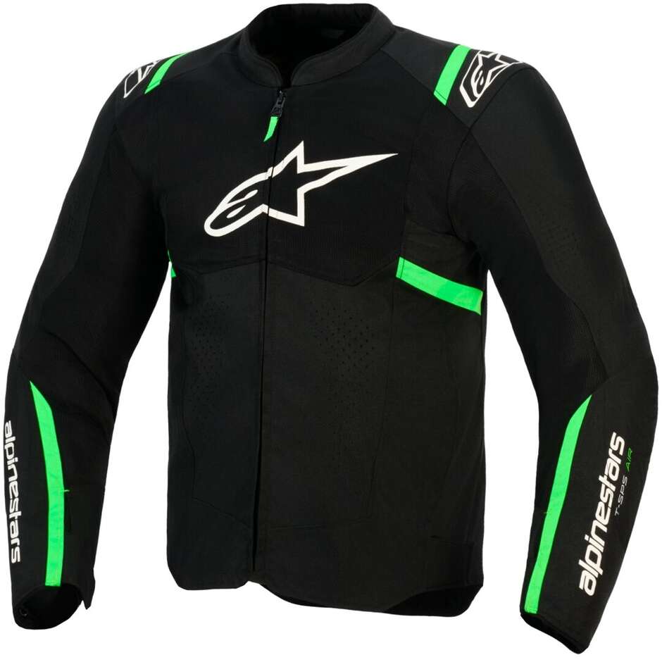Giubbotto Moto Alpinestars T-SPS AIR V2 Nero Fluo Verde