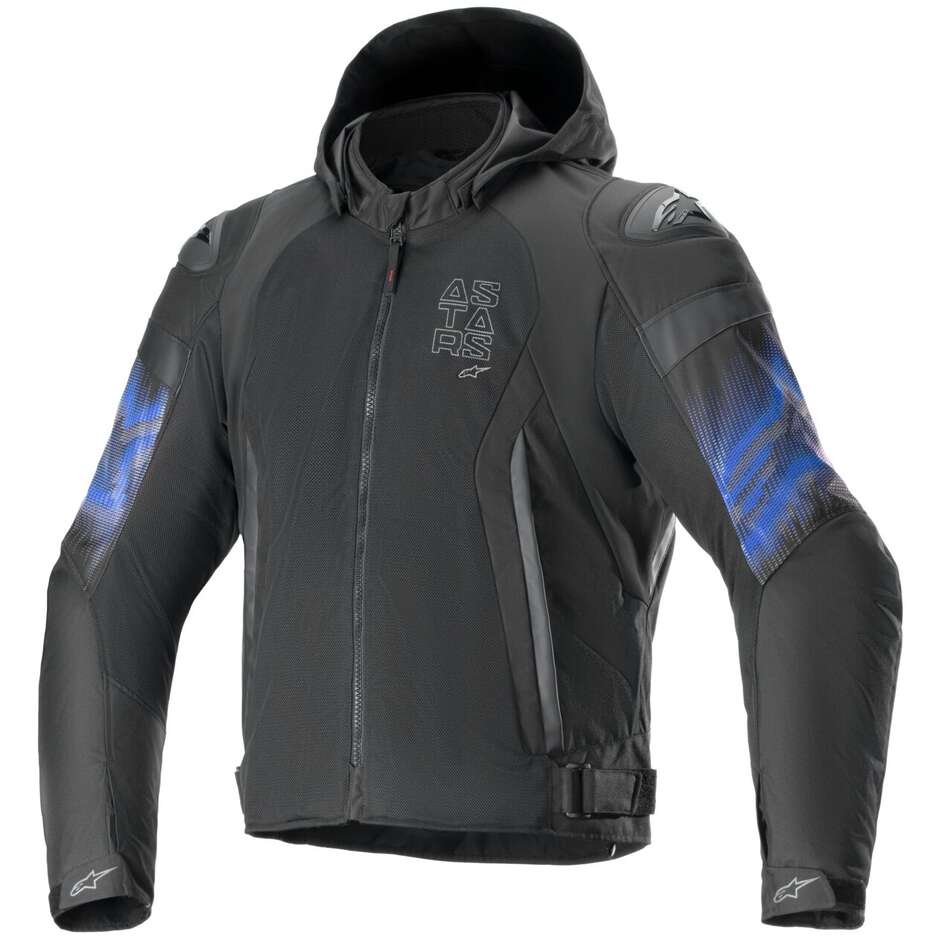 Giubbotto Moto ZACA AIR VENOM WP Nero Blu taglia 3XL