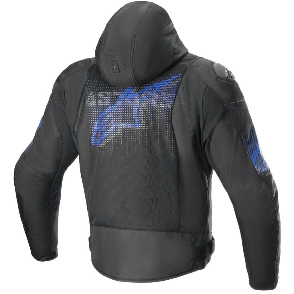 Giubbotto Moto Alpinestars ZACA AIR VENOM WP Nero Blu