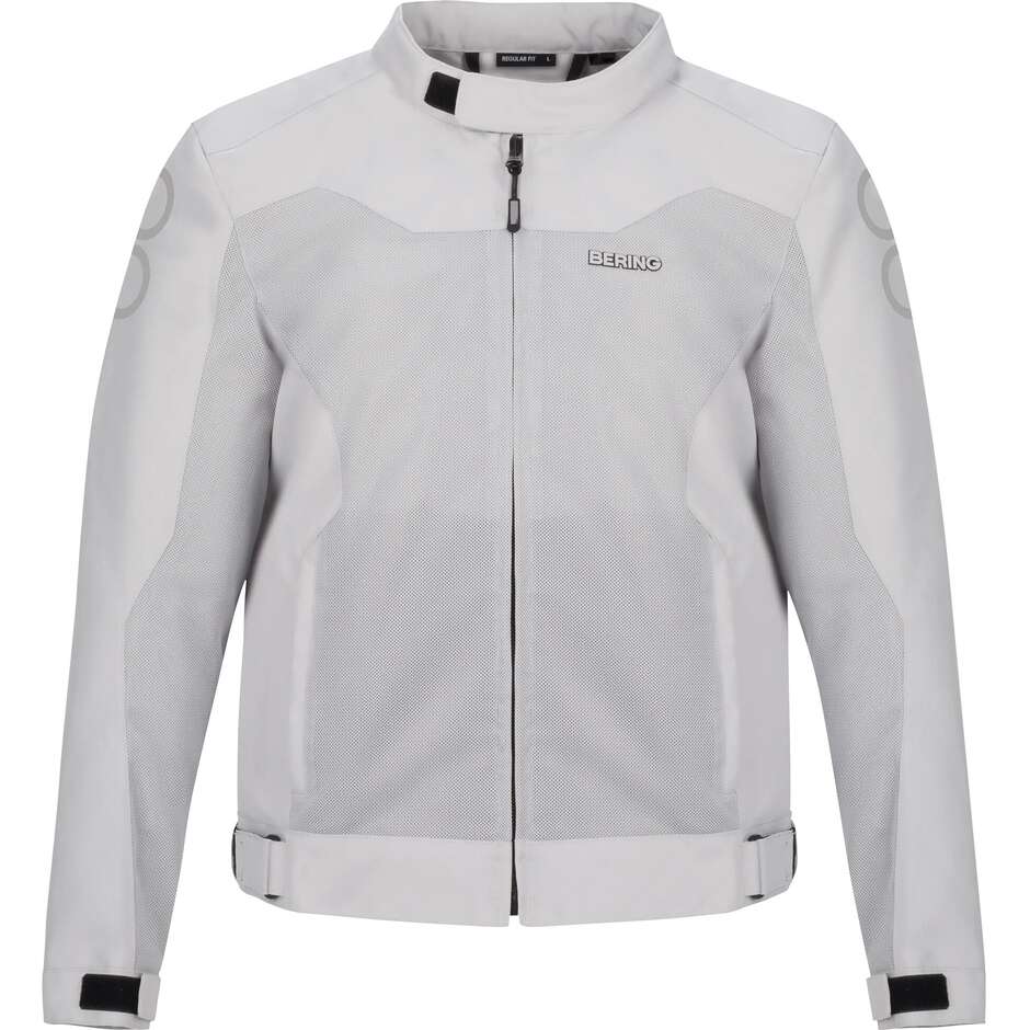 Giubbotto Moto BERING ALIAS Grigio Chiaro