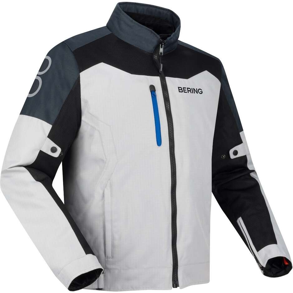 Giubbotto Moto Bering CRONOS Antracite Chiaro Grigio
