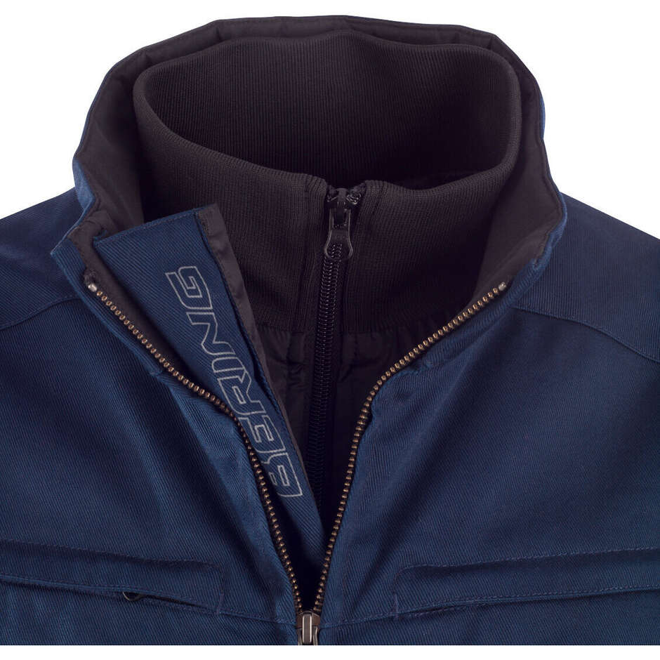 Giubbotto Moto Bering CRUISER Navy Blu