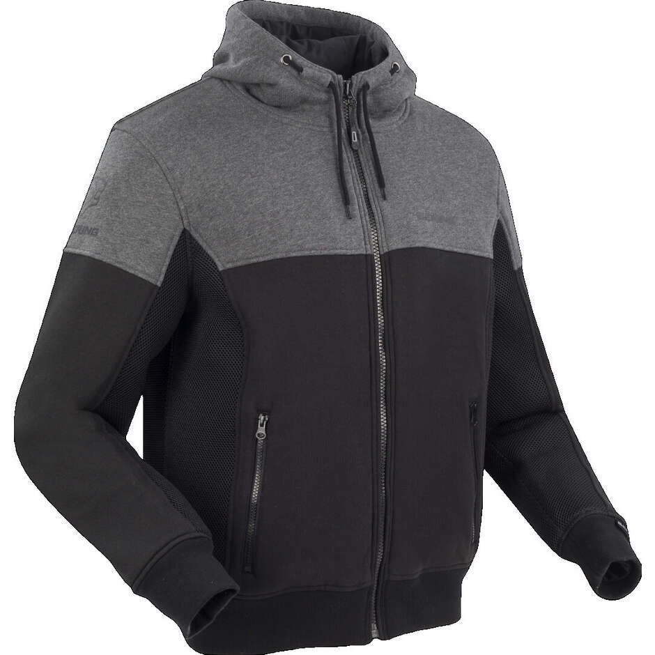 Giubbotto Moto HOODIZ VENTED Nero Antracite taglia L