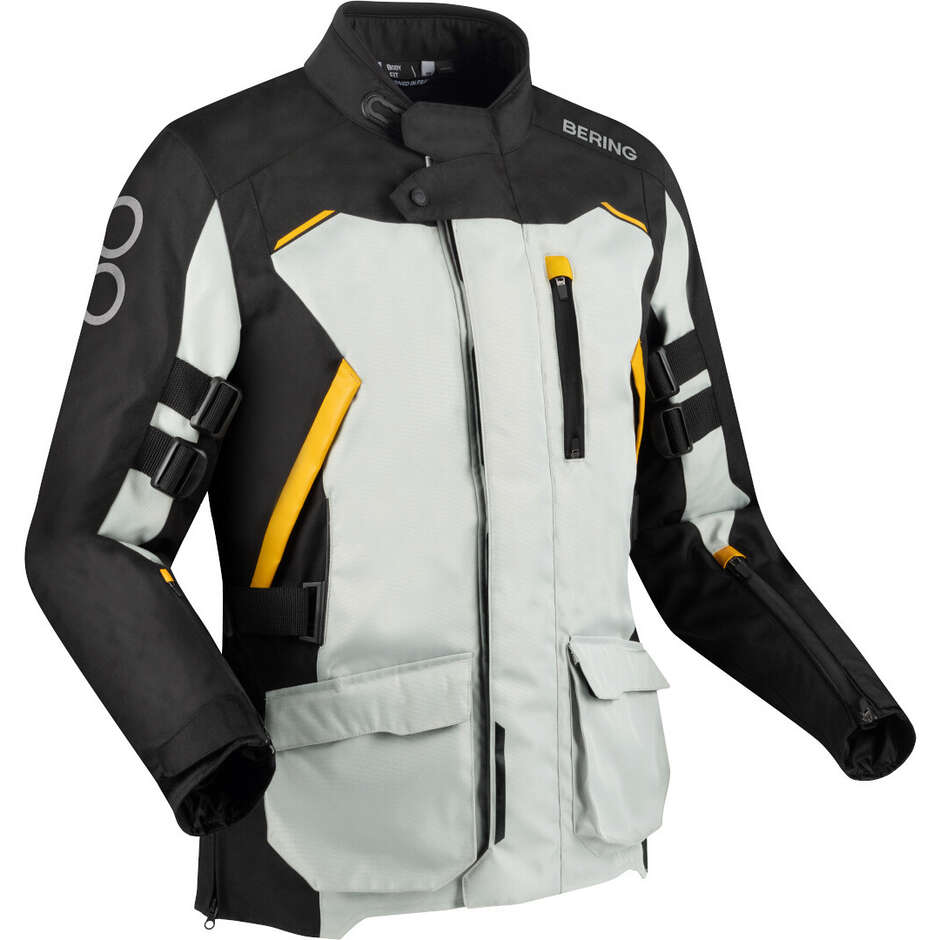 Giubbotto Moto Bering ZEPHYR Nero Grigio Giallo