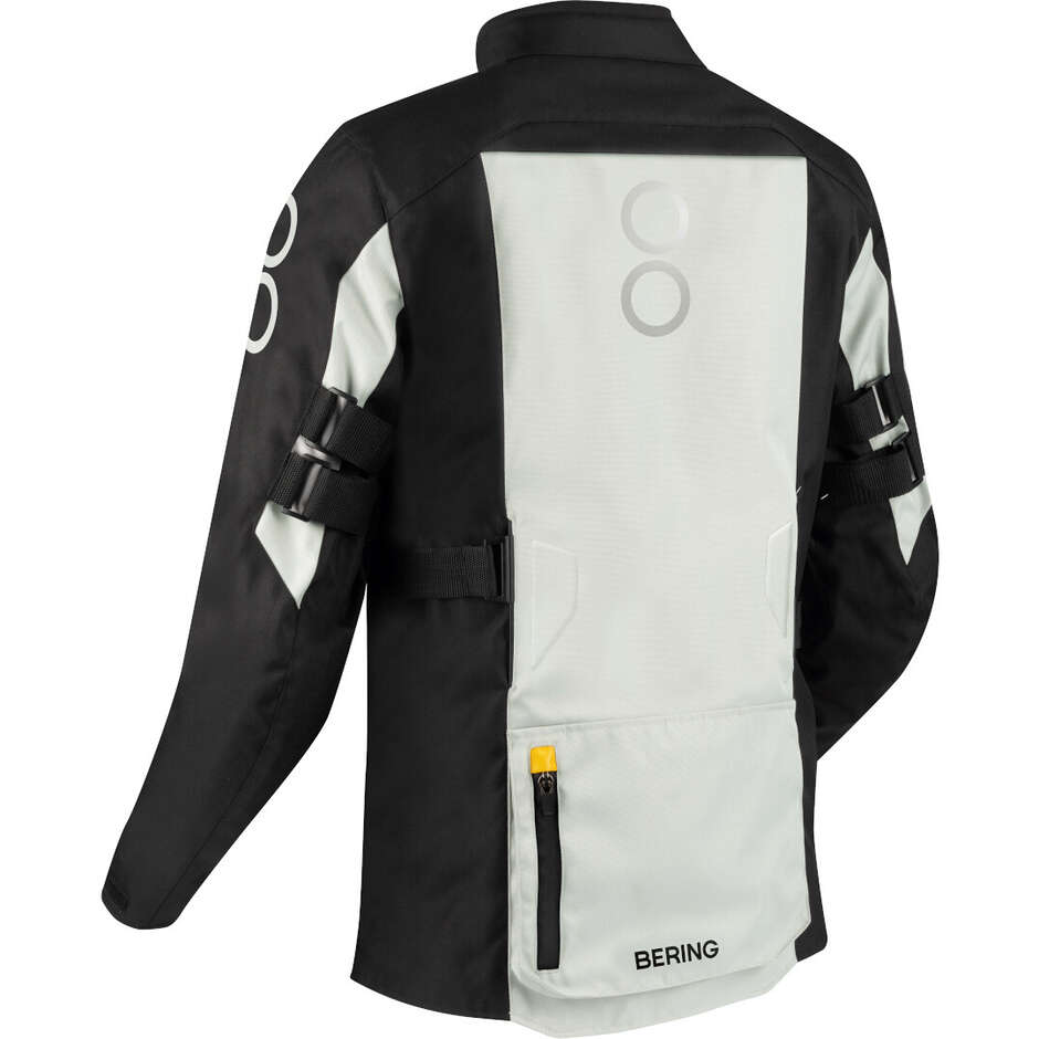 Giubbotto Moto Bering ZEPHYR Nero Grigio Giallo