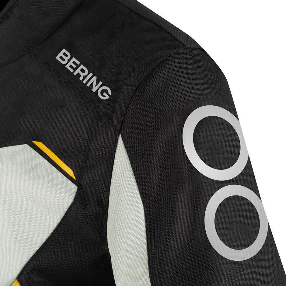 Giubbotto Moto Bering ZEPHYR Nero Grigio Giallo
