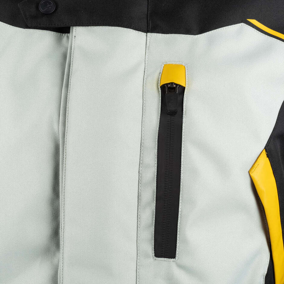 Giubbotto Moto Bering ZEPHYR Nero Grigio Giallo