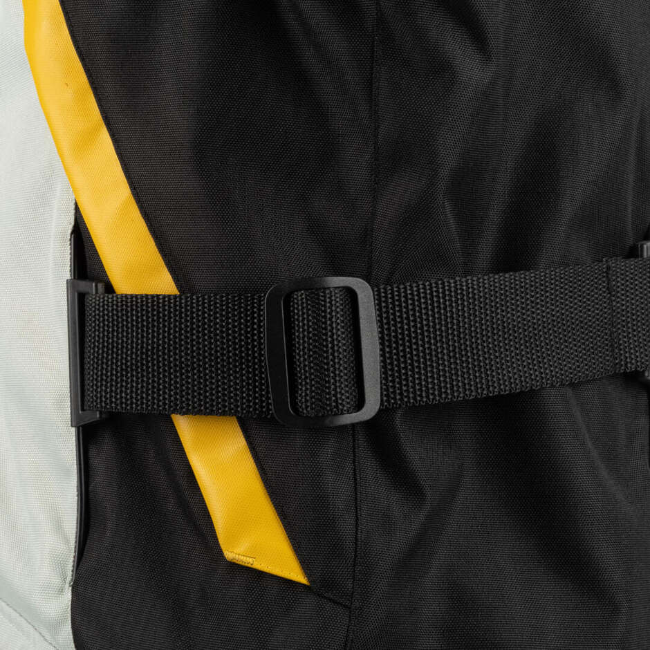 Giubbotto Moto Bering ZEPHYR Nero Grigio Giallo