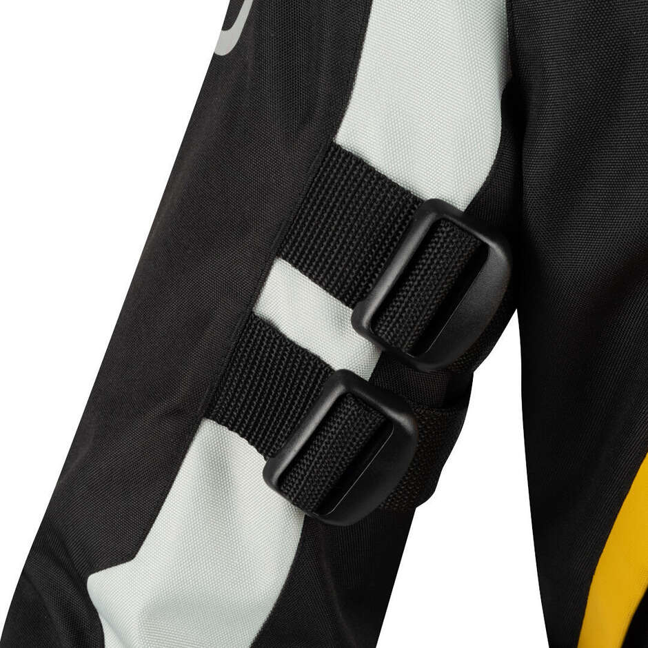 Giubbotto Moto Bering ZEPHYR Nero Grigio Giallo
