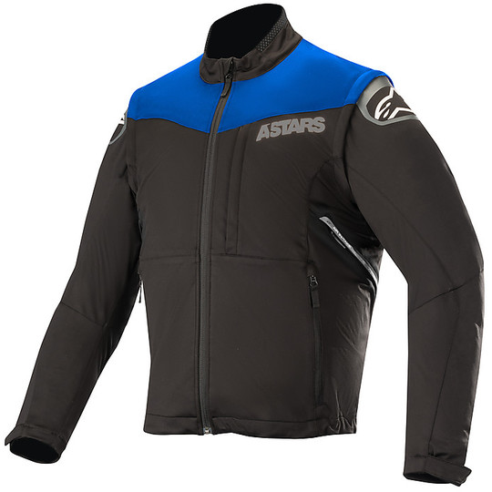 Giubbotto   Moto Cross Enduro Alpinestars SESSION RACE Jacket Blu Nero