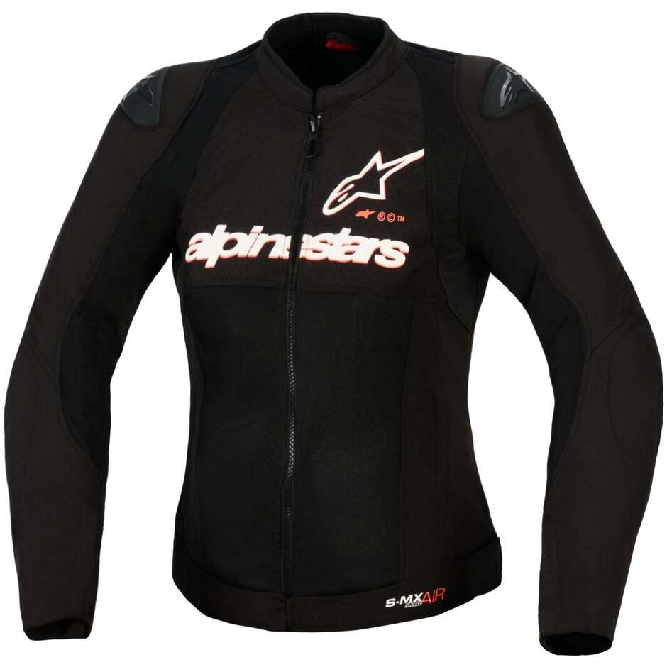 Giubbotto Moto Donna STELLA SMX AIR Nero Bianco taglia L
