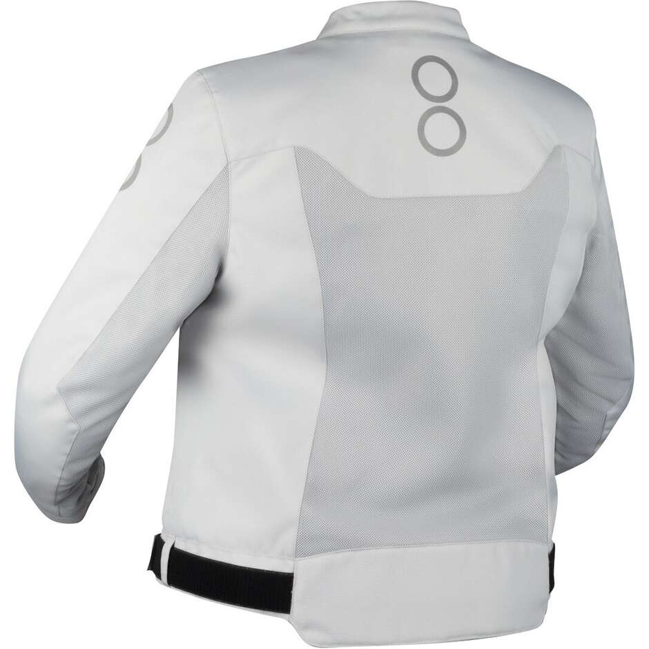Giubbotto Moto Donna Bering LADY ALIAS Queen Size Chiaro Grigio