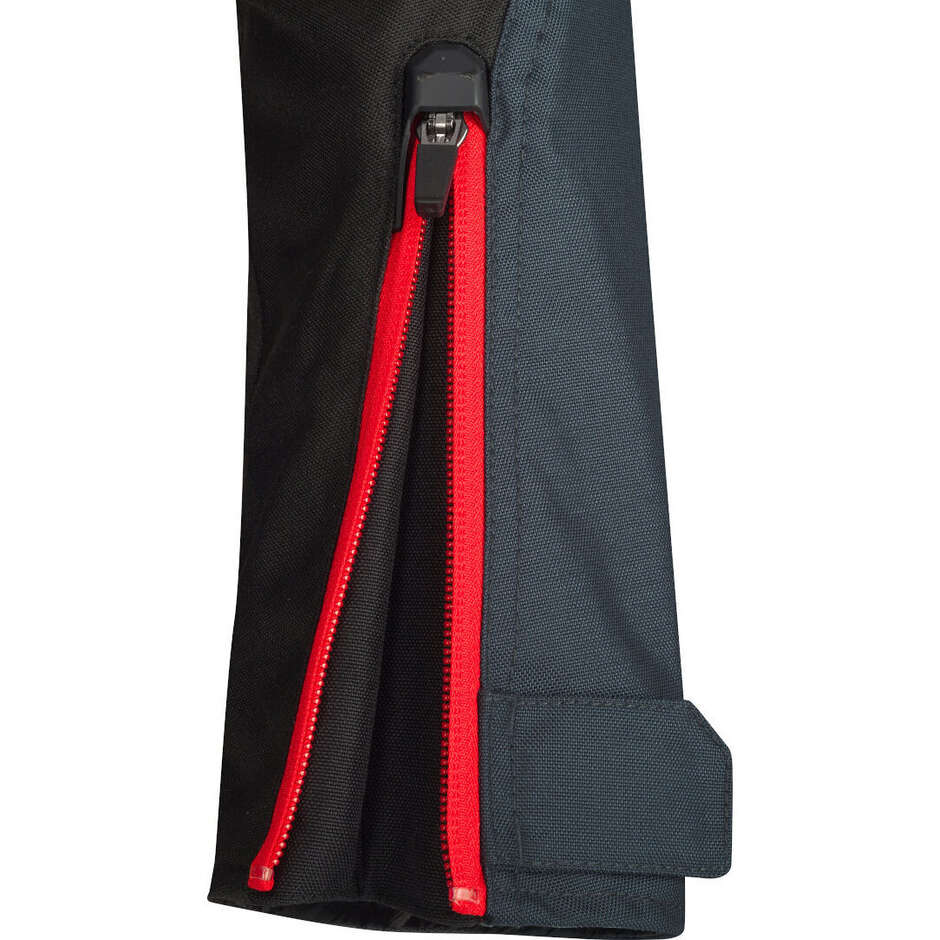 Giubbotto Moto Donna Bering LADY HALIFAX Nero Antracite Rosso