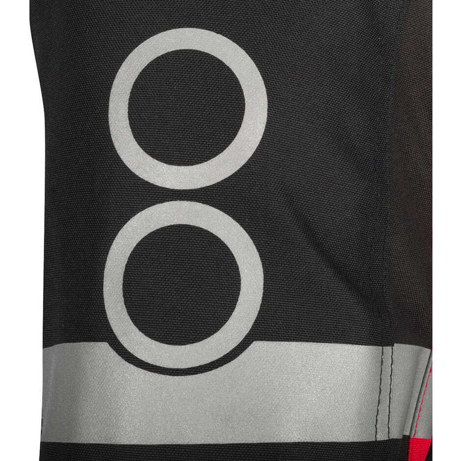 Giubbotto Moto Donna Bering LADY HALIFAX Nero Antracite Rosso