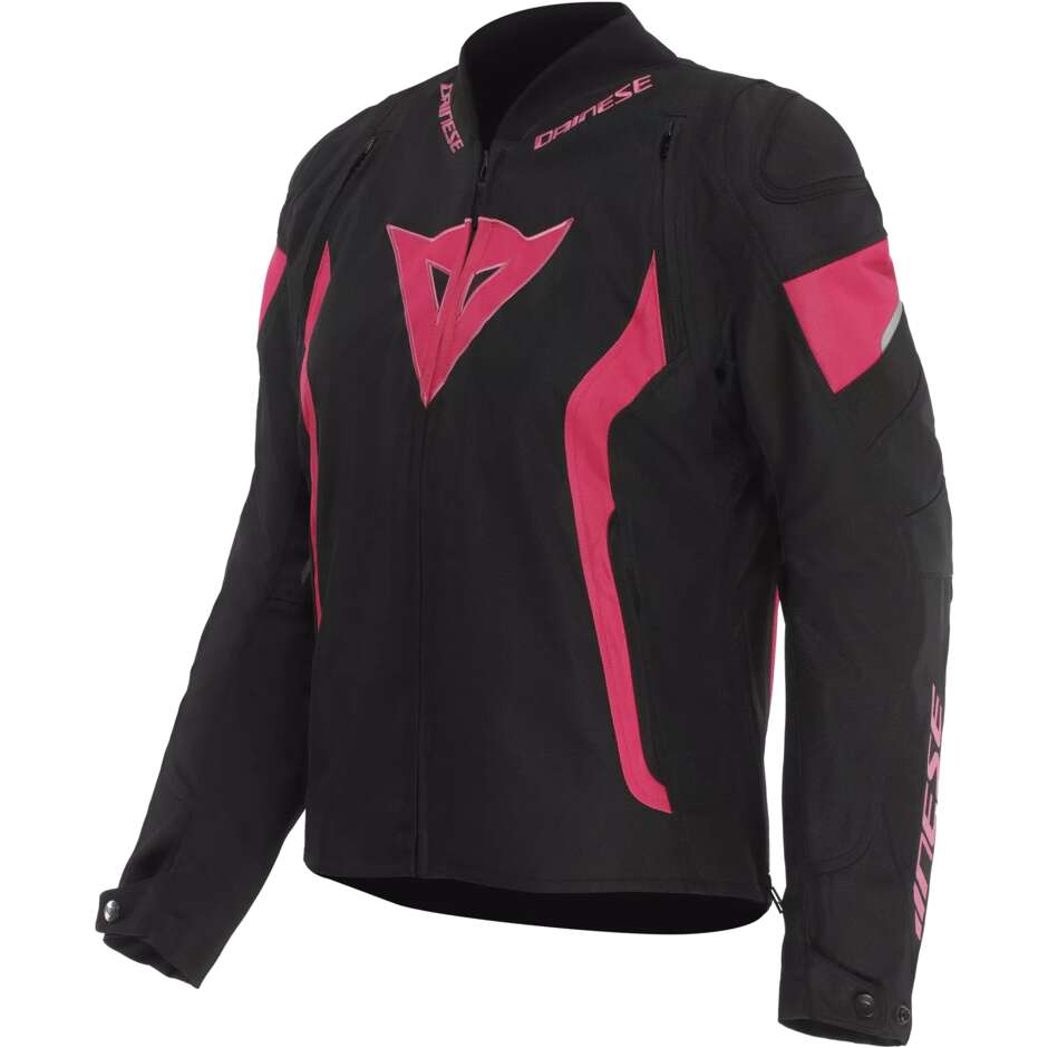 Giubbotto Moto Donna Dainese AVRO 5 WMN # Nero Fluo Rosa
