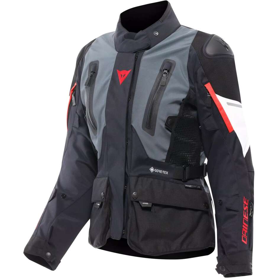 Giubbotto Moto Donna Dainese CARVE MASTER 4 GORE-TEX WMN Ebony Nero