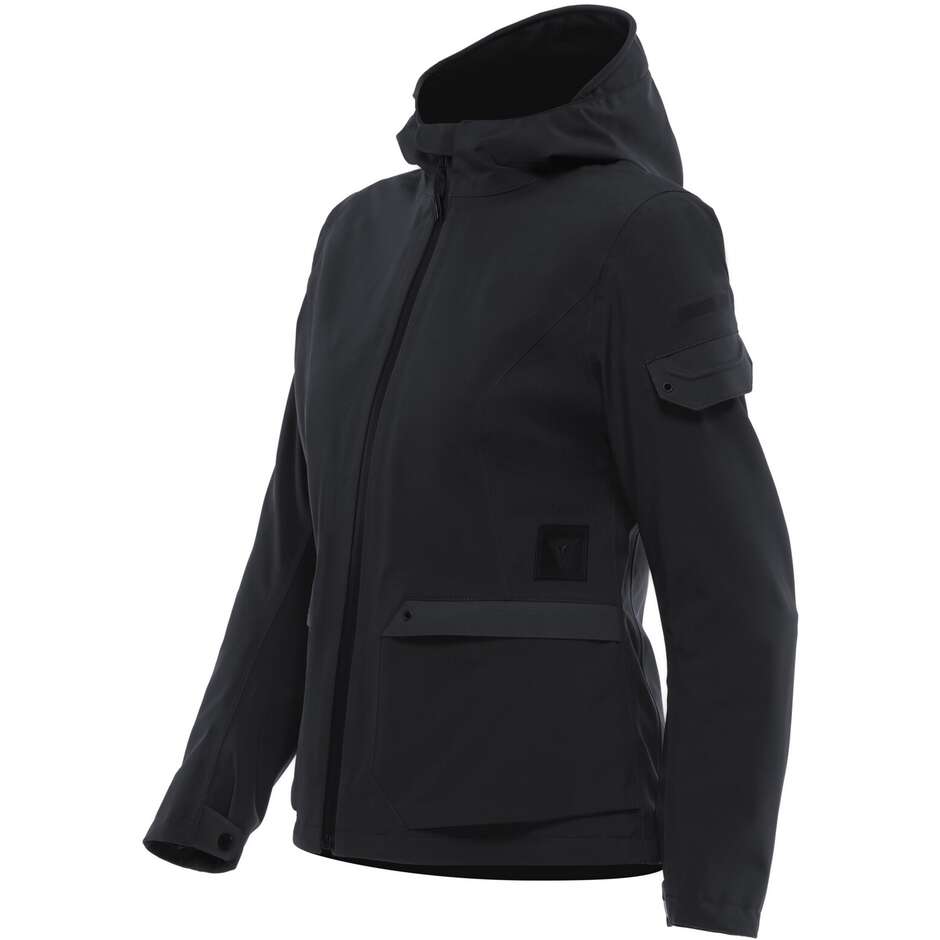 Giubbotto Moto Donna CENTRALE ABSØLUTESHELL PRO Nero taglia 40
