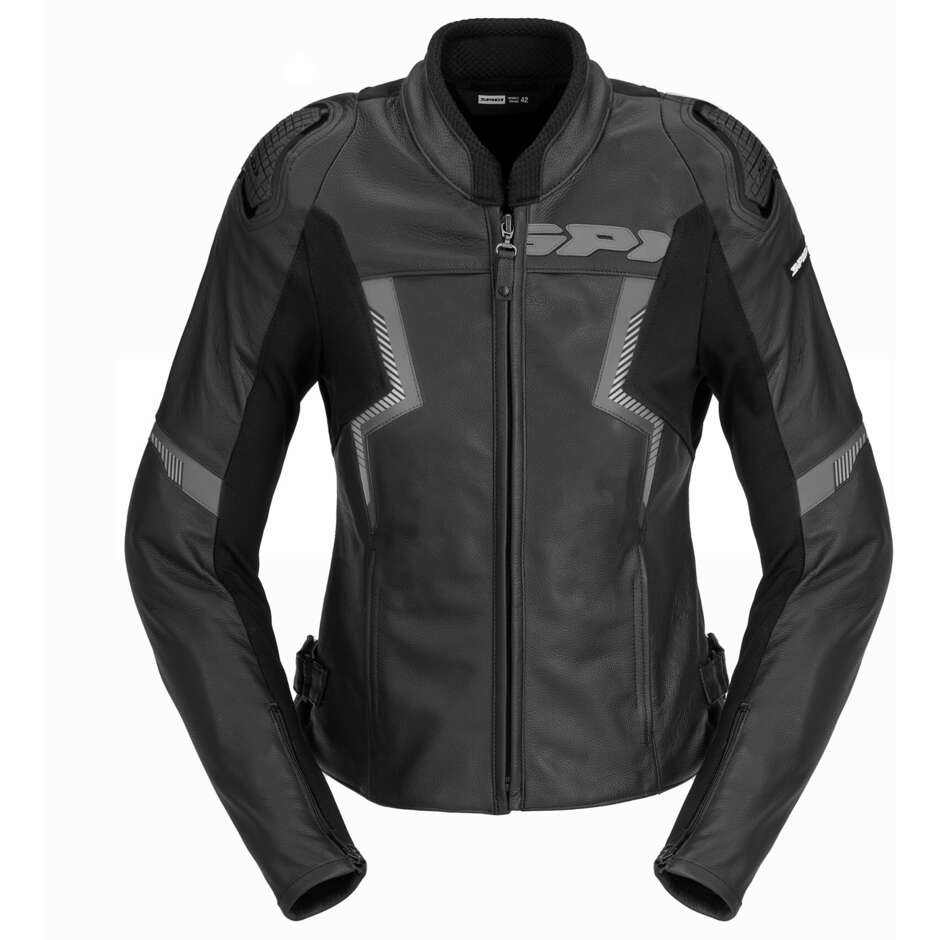 Giubbotto Moto Donna in Pelle EVORIDER 3 LADY Nero taglia 48