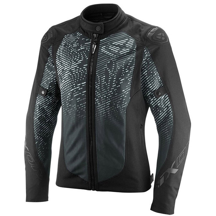 Giubbotto Moto Donna ARTEMIS Nero Bianco taglia S