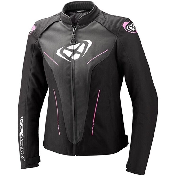 Giubbotto Moto Donna PRODIGY LADY Nero Antracite Rosa V taglia S