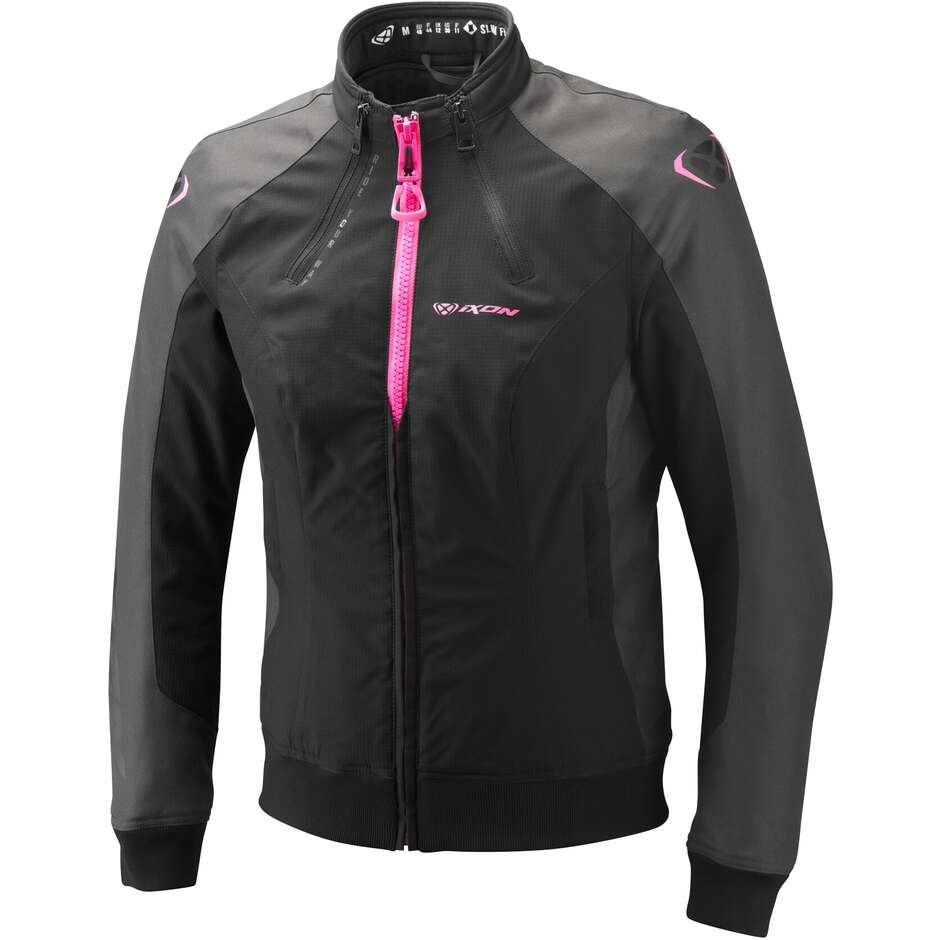 Giubbotto Moto Donna SIWA LADY Nero Antracite Rosa Vivo taglia L