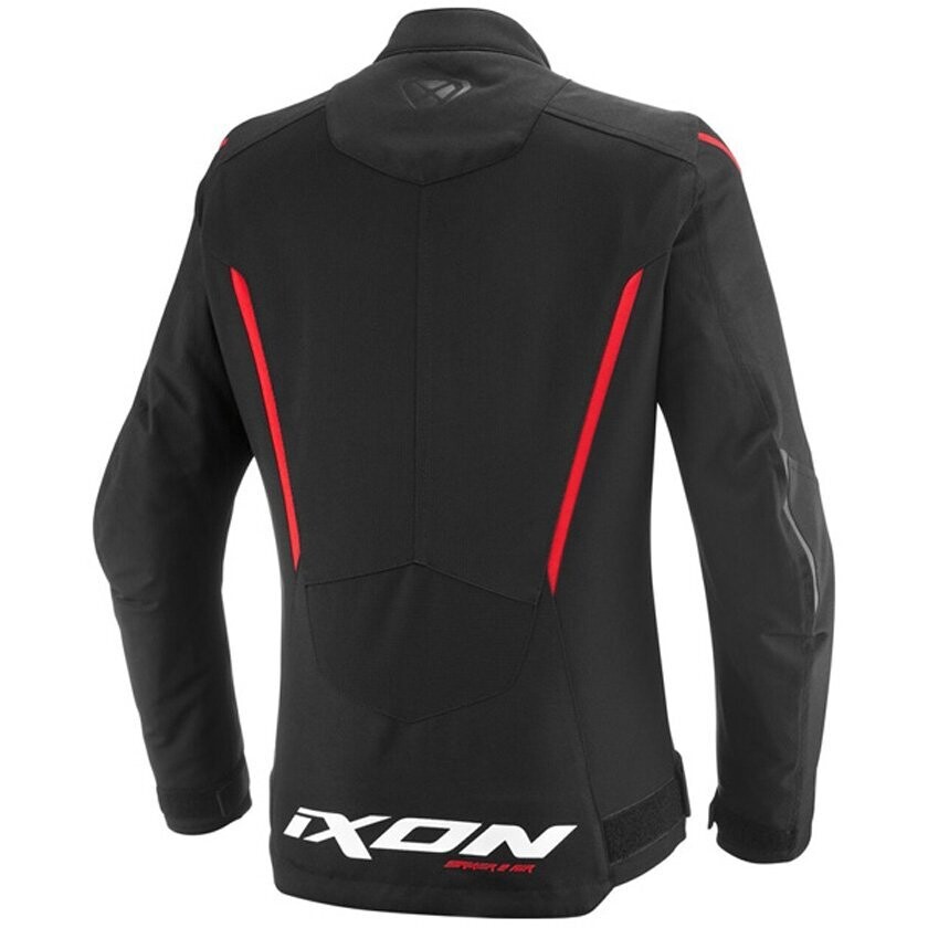 Giubbotto Moto Donna Ixon STRIKER 2 AIR WP L Nero Rosso