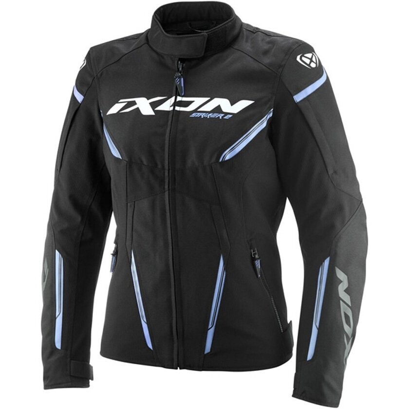 Giubbotto Moto Donna Ixon STRIKER 2 LADY Nero Lavanda