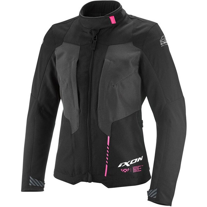 Giubbotto Moto Donna TYR LADY Nero Antracite Rosa Brill taglia XL