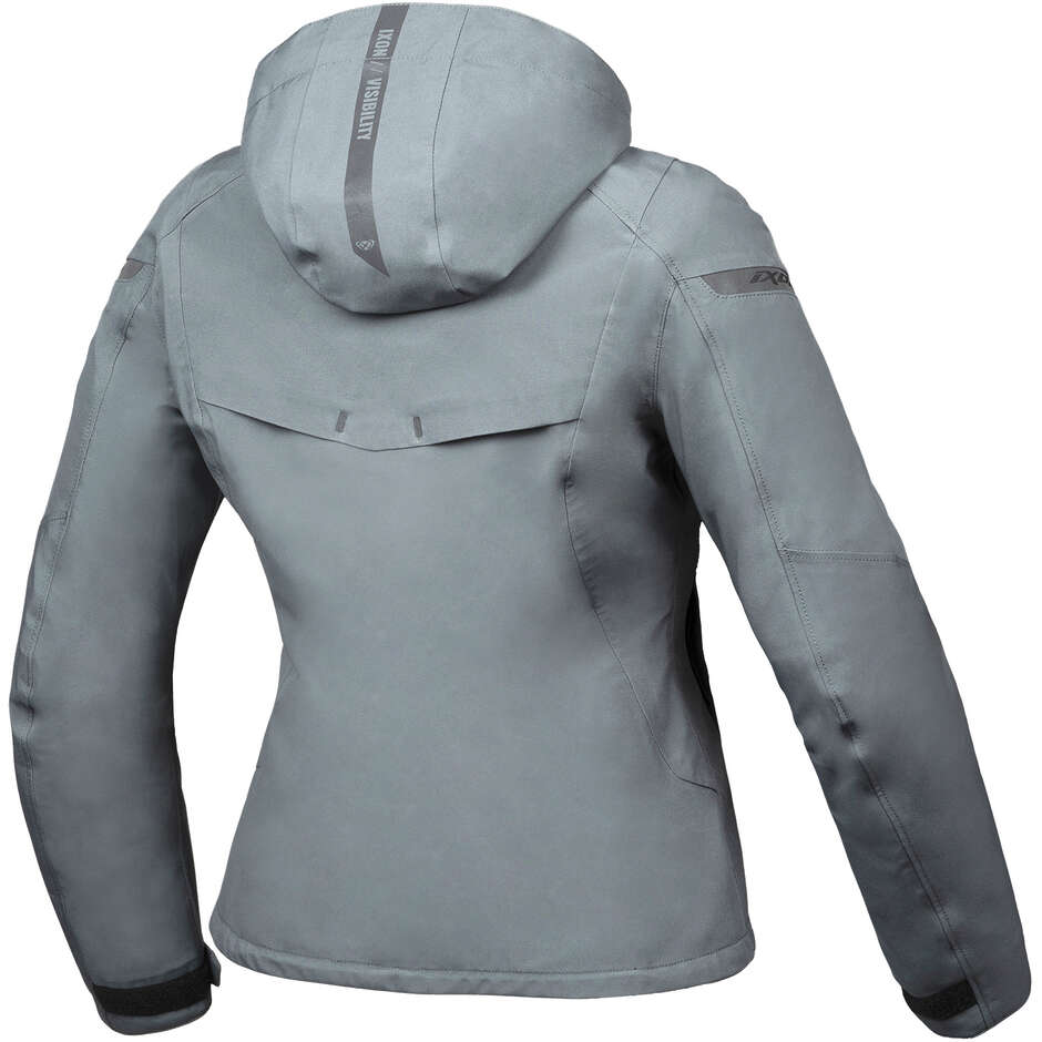Giubbotto Moto Donna Laminato Ixon BURNING LADY Verde Tattico