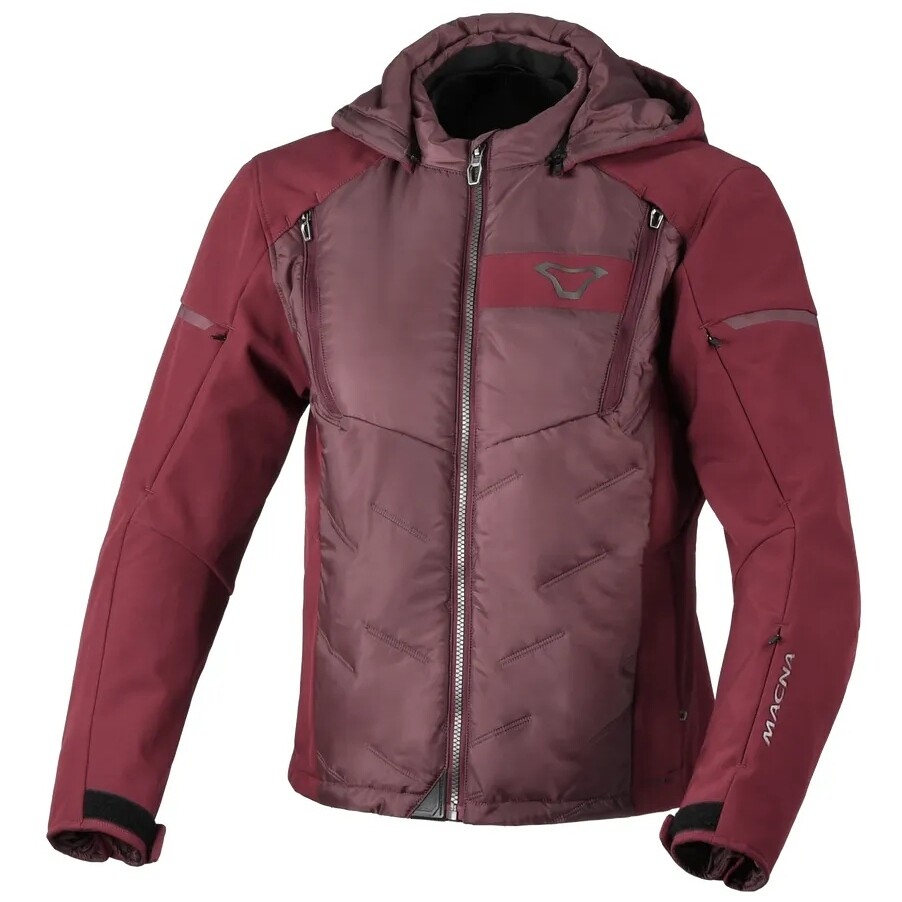 Giubbotto Moto Donna Macna Cocoon 2.0 Rosso scuro