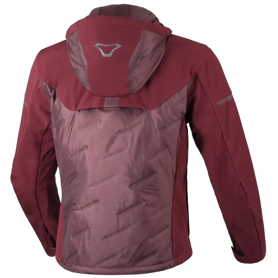 Giubbotto Moto Donna Macna Cocoon 2.0 Rosso scuro