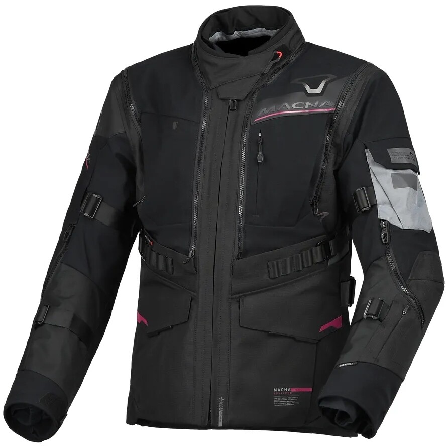 Giubbotto Moto Donna Macna Flexodus Nero