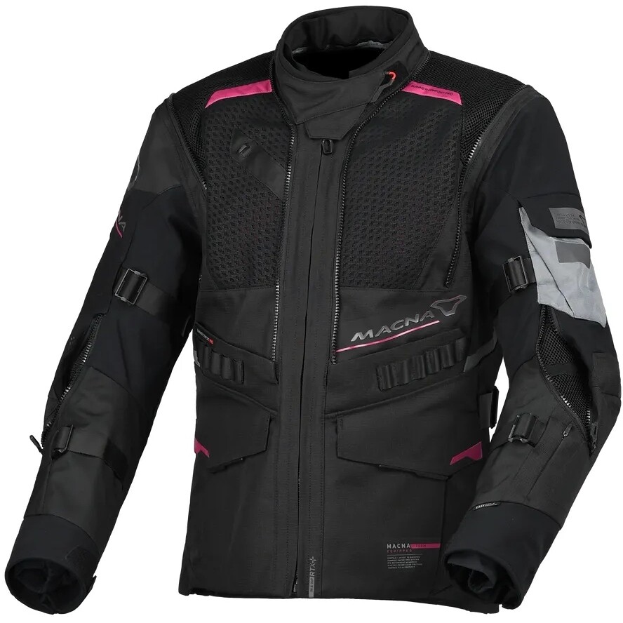 Giubbotto Moto Donna Macna Flexodus Nero
