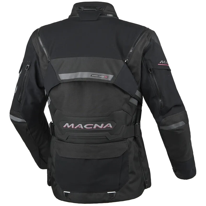 Giubbotto Moto Donna Macna Flexodus Nero