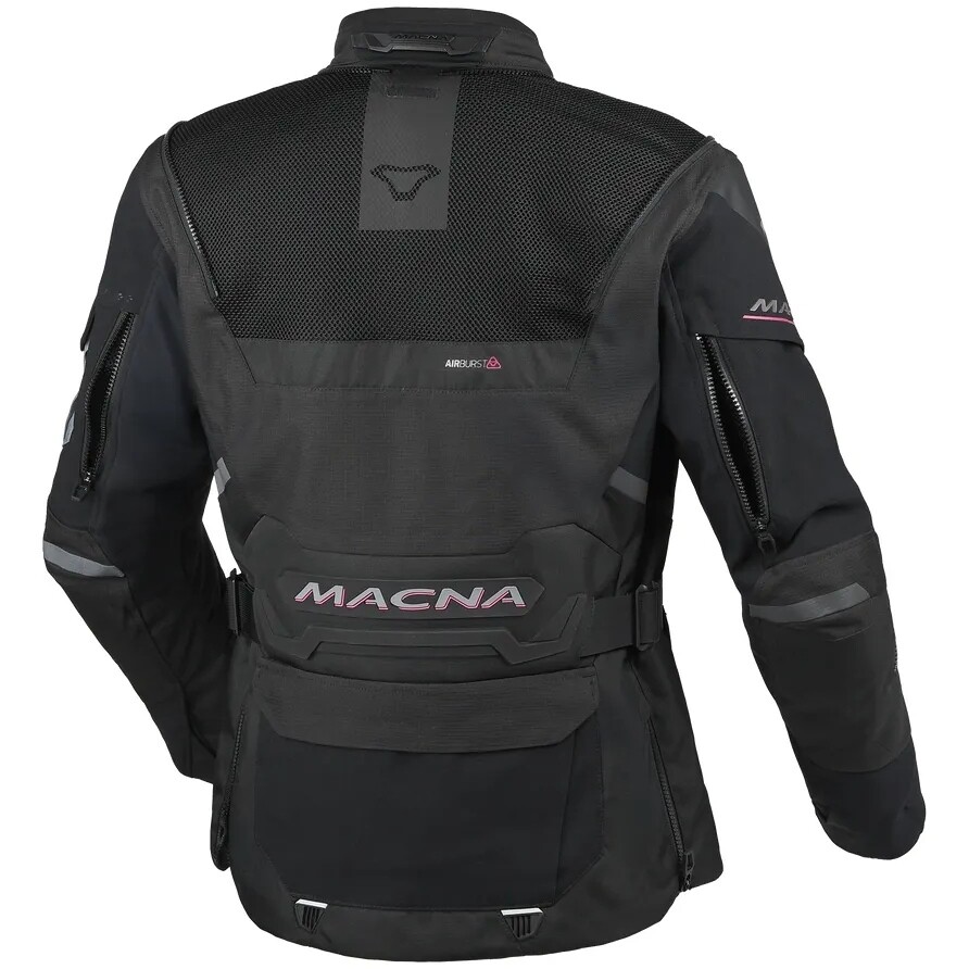 Giubbotto Moto Donna Macna Flexodus Nero