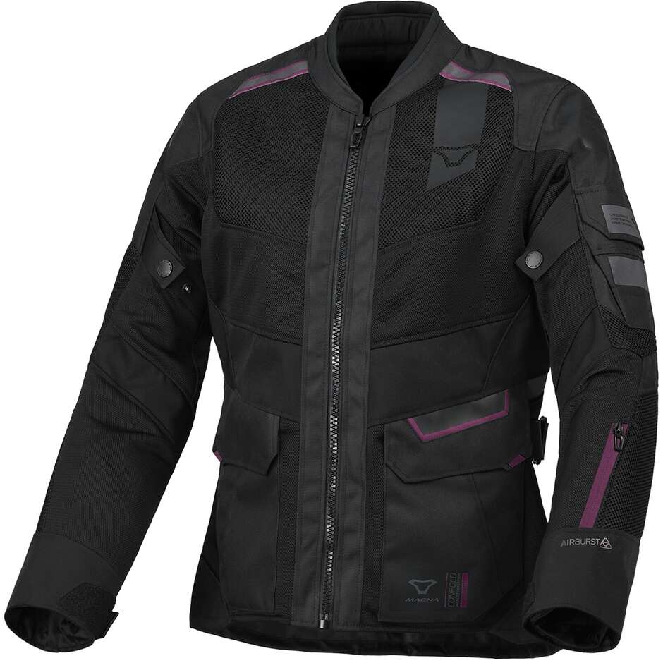 Giubbotto Moto Donna Travelair Nero taglia S