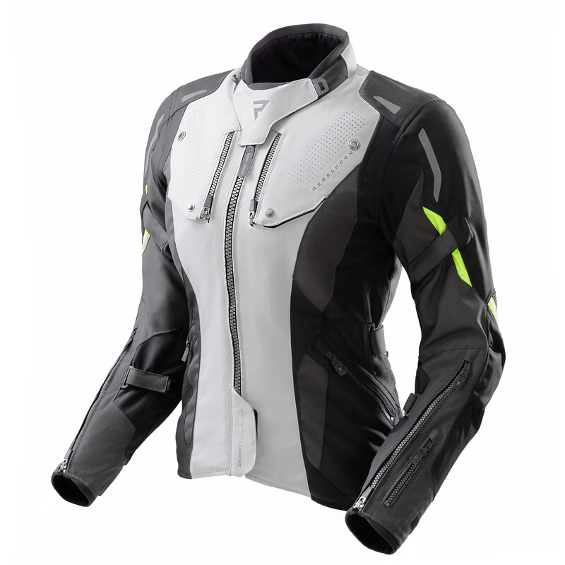 Giubbotto Moto Donna HIKER IV Lady Nero Grigio Flu taglia L