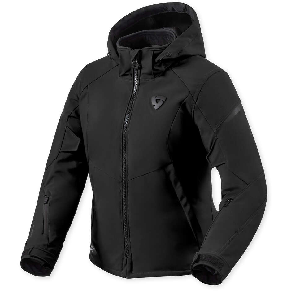 Giubbotto Moto Donna Rev'it Afterburn 2 H2O Ladies Nero