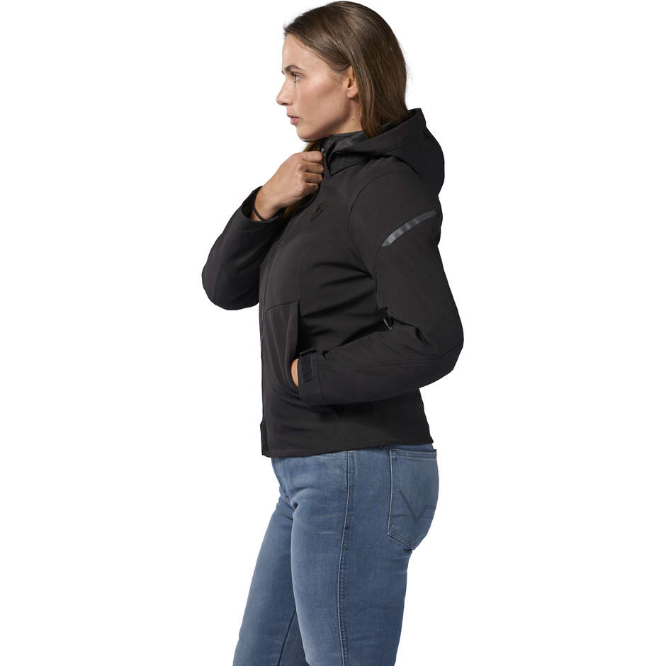 Giubbotto Moto Donna Rev'it Afterburn 2 H2O Ladies Nero
