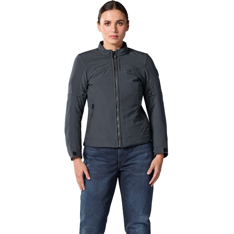 Giubbotto Moto Donna Rev'it Shade 2 H2O Ladies Blu Scuro